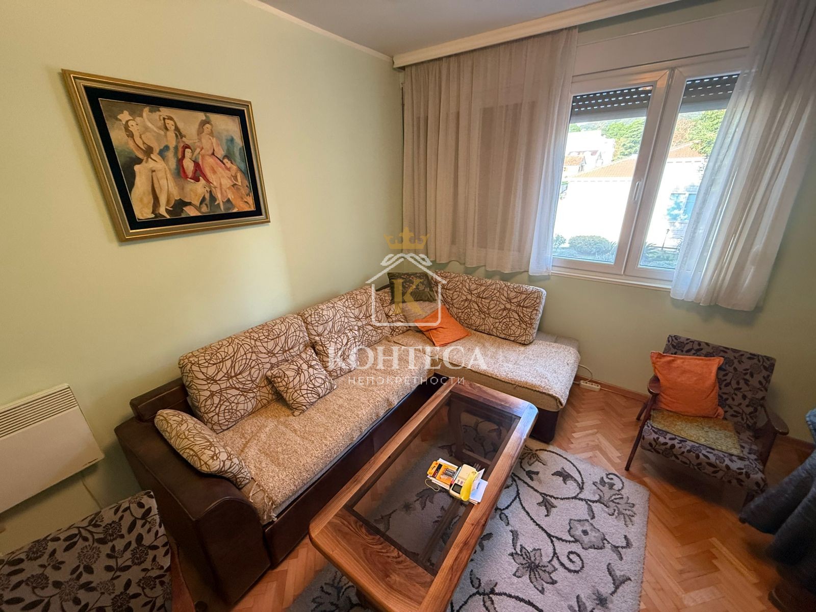 One-bedroom apartment 33m2 in the city center